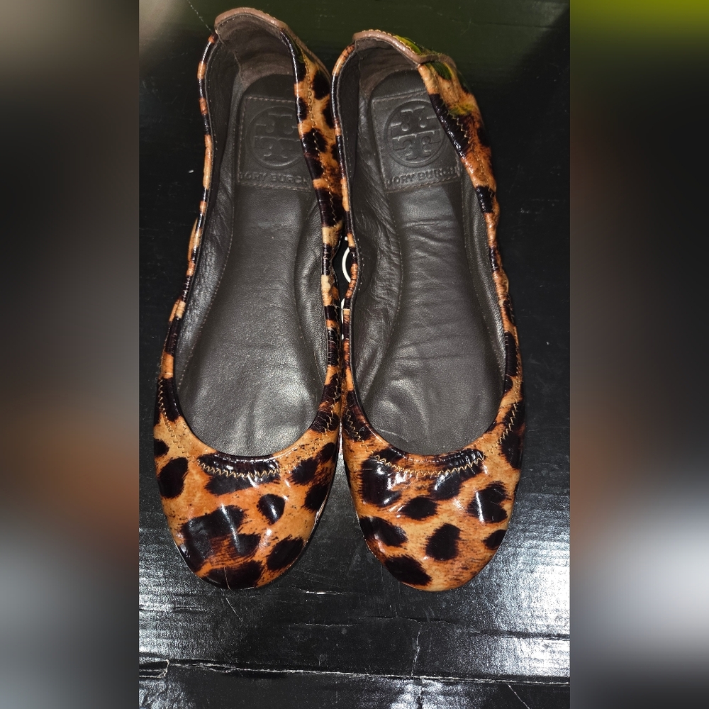 Tory Burch Leopard Print Flats
